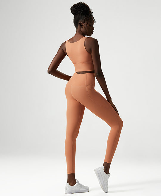 Align Fitness Yoga Sports Sets Sports Bras And Sports Pants Leggings Set - kakayoga