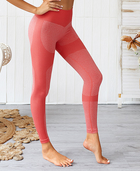 Seamless Knitted Hip Wicking Yoga Pants Exercise Pants Sexy Buttock Leggings - kakayoga